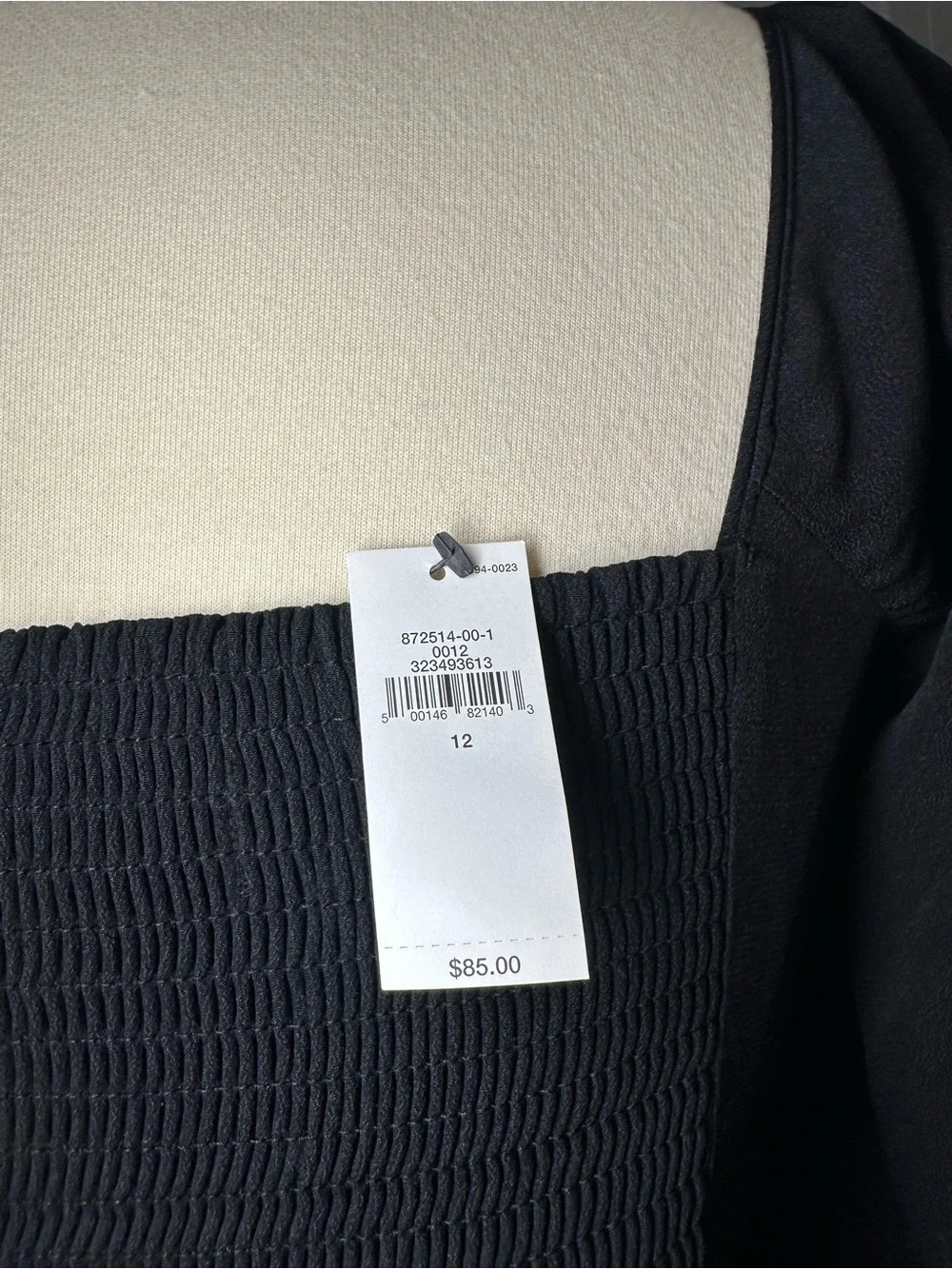 Banana Republic Black Bodice Blouse